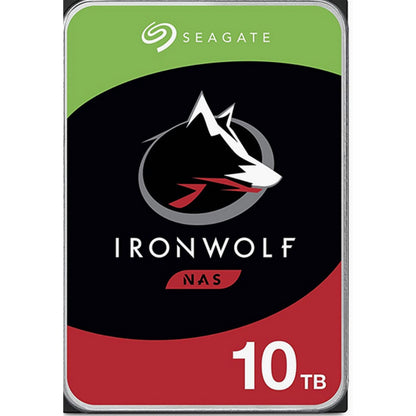 Seagate Ironwolf ST10000VN000 10TB Internal Hard Drive 3.5 Inch 256MB SATA 6Gbps