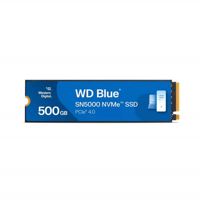 WD Blue SN5000 (WDS500G4B0E-00CNZ0) 500GB NVMe SSD, M.2 Interface, PCIe Gen4, 2280, Read 5000MB/s, Write 4000MB/s, 5 Year Warranty