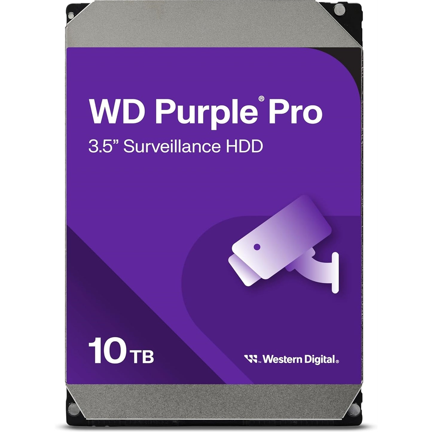 WD WD102PURP Purple Pro 10TB SATA Smart Video  Hard Drive, 7200RPM, Transfer Rate up to 272MB/s, 512MB Cache