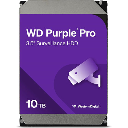 WD WD102PURP Purple Pro 10TB SATA Smart Video  Hard Drive, 7200RPM, Transfer Rate up to 272MB/s, 512MB Cache