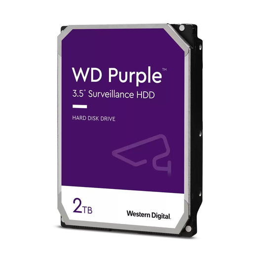 WD Purple WD23PURZ 2TB 3.5 Inch 5400RPM 64MB Cache SATA III Surveillance Internal Hard Drive