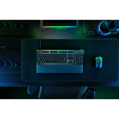 Razer Huntsman V3 Pro, Wired, USB, Optical Key Switch, QWERTY, RGB LED, Black