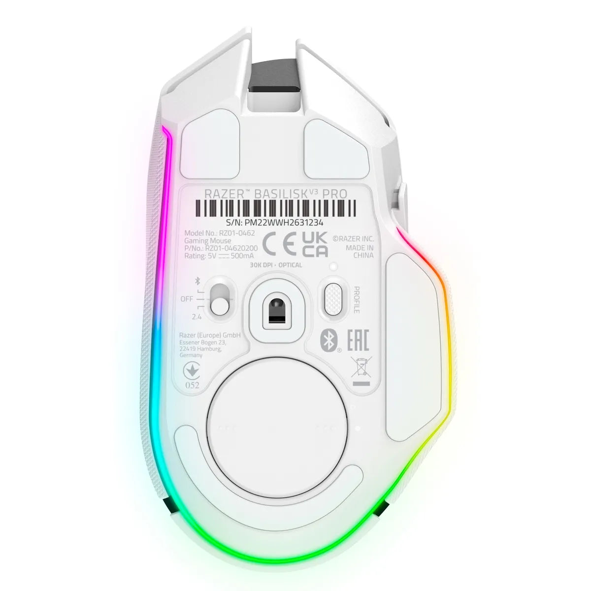 Razer Basilisk V3 Pro Optical Gaming Mouse, Right-hand, 30000 DPI