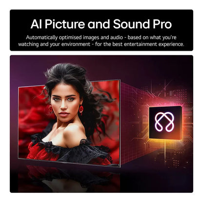 LG 83 Inch OLED 4K Ultra HD Smart TV, Dolby Vision, AI Processor, OLED83B56LA