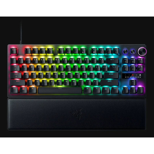 Razer Huntsman V3 Pro Tenkeyless, UK, USB, Optical Key Switch, QWERTY, RGB LED, Black