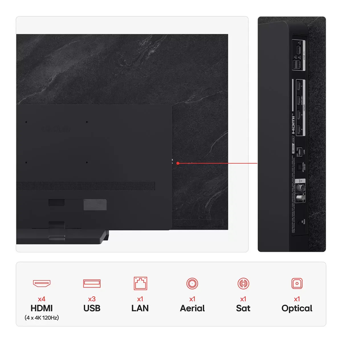 LG OLED77C55LA.AEK 77 Inch OLED 4K Ultra HD Smart TV