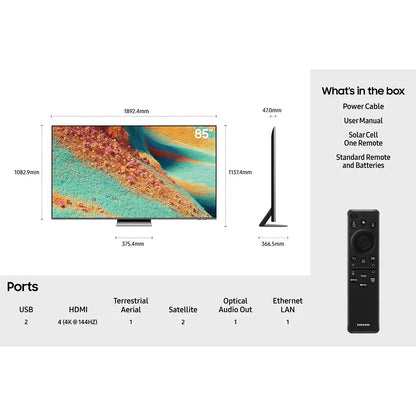 Samsung QE85QN85FAUXXU 85 Inch Neo QLED 4K Ultra HD Smart TV