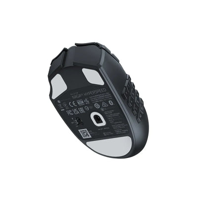 Razer Naga V2 HyperSpeed Mouse, Right-hand, Optical, RF Wireless + Bluetooth, 30000 DPI, Black