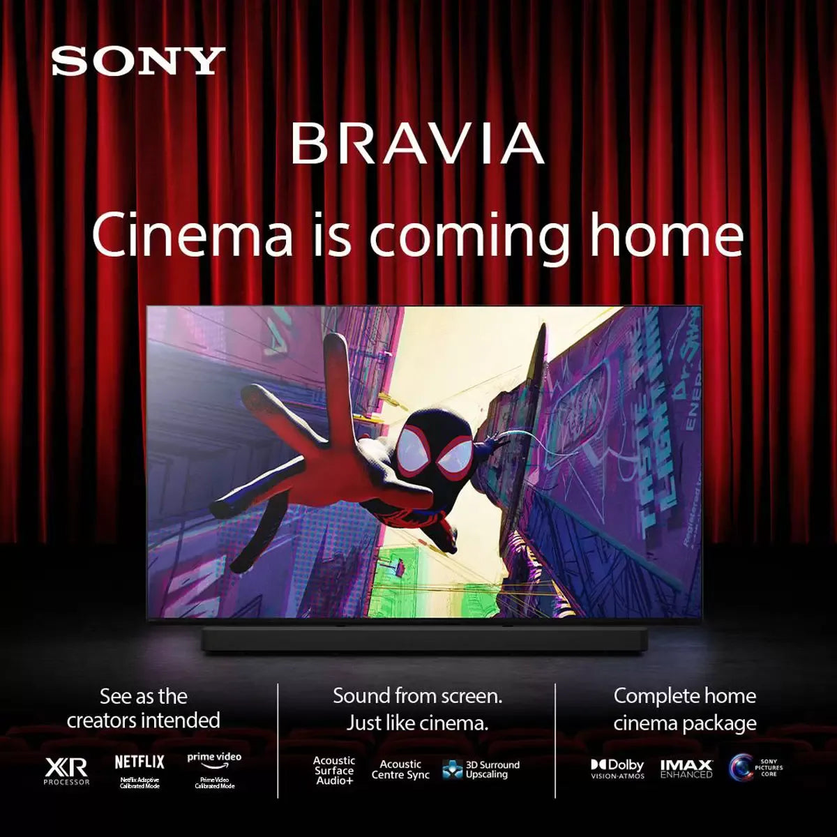 Sony Bravia 8 K77XR80U 77 Inch 4K OLED Smart Google TV