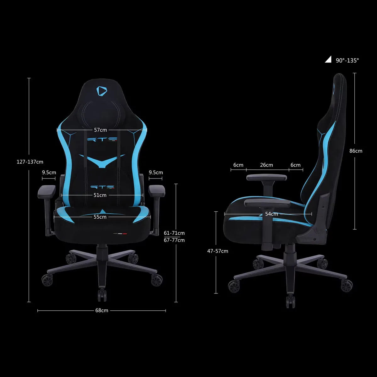 ONEX RTC Embrace Gaming Chair Black