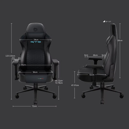 ONEX RTC ErgoGlide Alcantara Gaming Chair Black & Blue