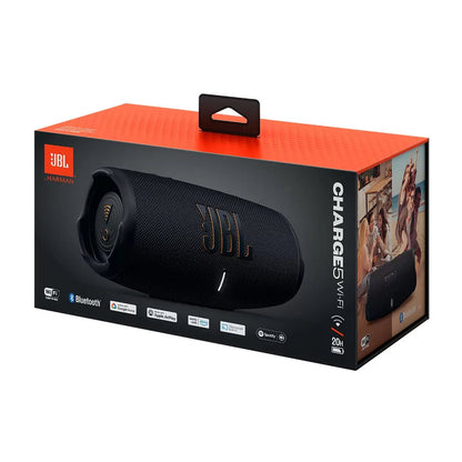 JBL Charge 5 WiFi Portable Wireless Speaker - Speaker - JBL - Lazymart - JBLCHARGE5WIFIBLK - 6925281953637 - JBL Charge 5 WiFi Portable Wireless Speaker