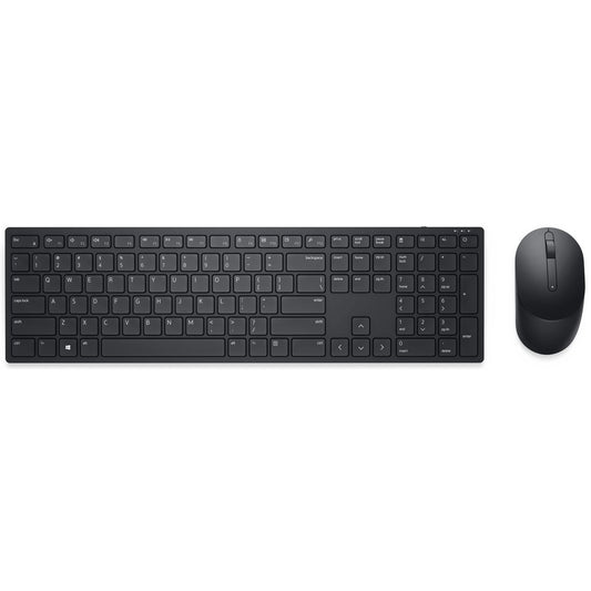 Dell KM5221W Pro Wireless Keyboard and Mouse Set for Windows, 2.4GHz Wireless, QWERTY UK English Layout, Black