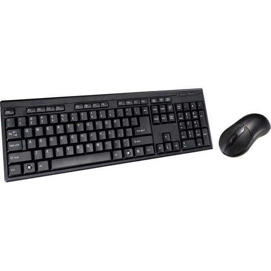 Target KBMS-001 Wired USB Keyboard & Mouse Combo, Spill-Resistant Full-Size Keyboard with Multimedia Keys + 800 DPI Optical Mouse, Plug-and-Play