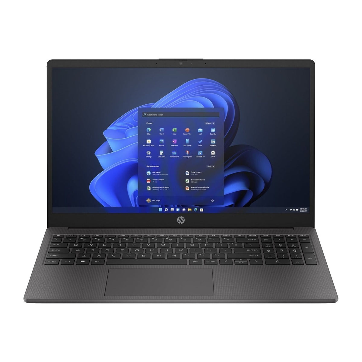 HP 250 G10 AA0K4ES#ABU Laptop, 15.6 Inch Full HD 1080p Screen, Intel Core i7-1355U 13th Gen, 16GB RAM, 512GB SSD, Windows 11 Home