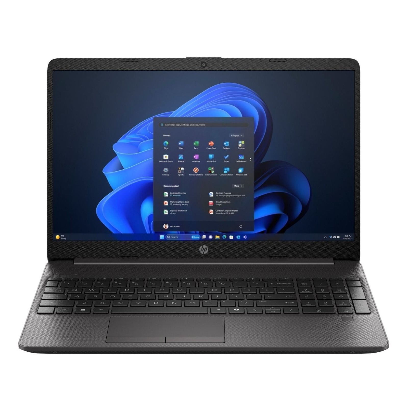 HP 250R G9 C38LGAT#ABU Laptop, 15.6 Inch Full HD 1080p Screen, Intel Core i5 120U, 16GB RAM, 512GB SSD, Windows 11 Home