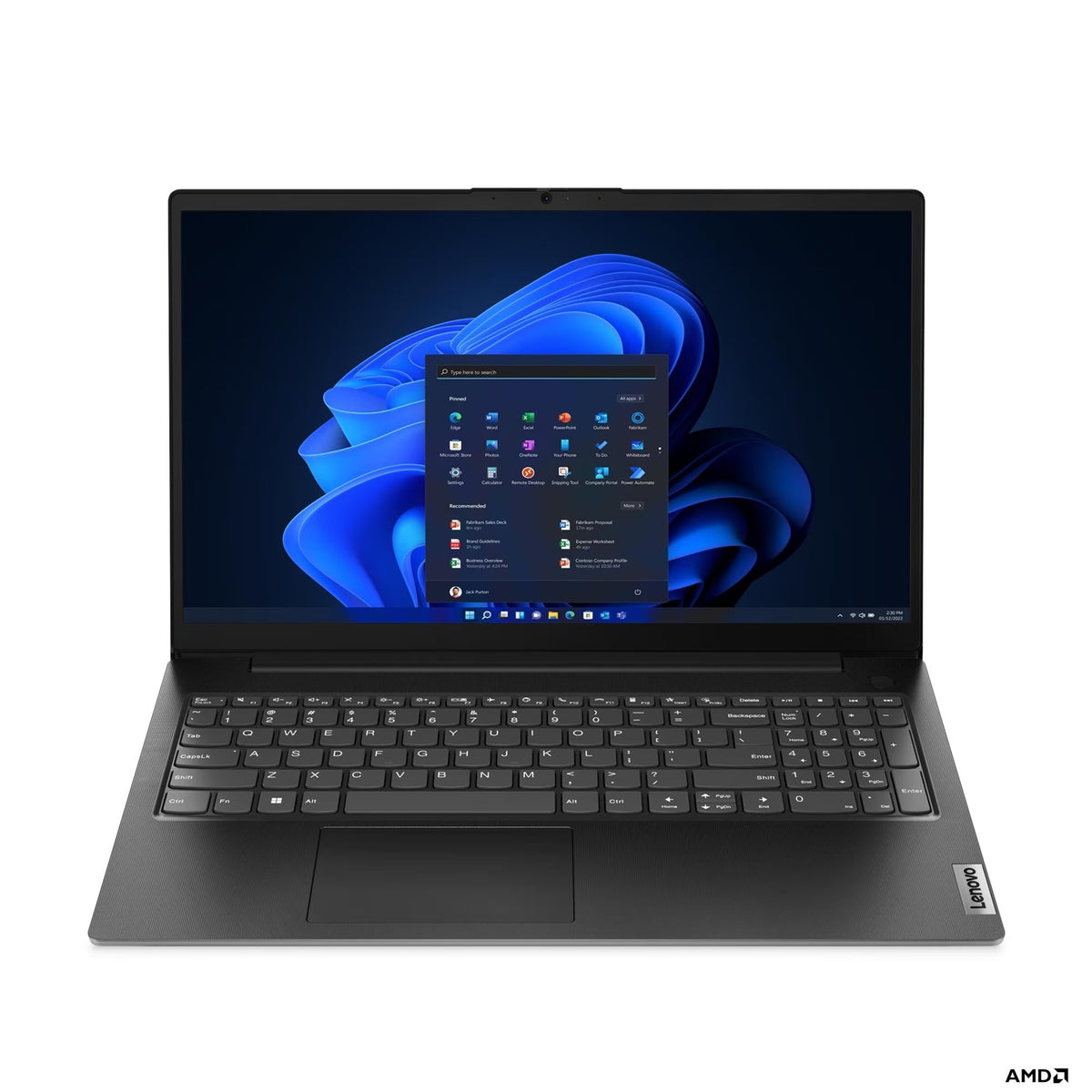 Lenovo V15 G4 AMN Laptop, 15.6 Inch Full HD 1080p Screen, AMD Ryzen 5 7520U, 8GB LPDDR5 RAM, 512GB SSD, AMD Radeon 610M Graphics, Windows 11 Home, Includes 2 Year warranty Upgrade