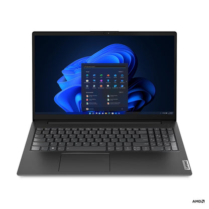 Lenovo V15 G4 ABP 82YY004NUK Laptop, 15.6 Inch Full HD 1080p Screen, AMD Ryzen 5 7430U, 8GB RAM, 256GB SSD, Windows 11 Pro