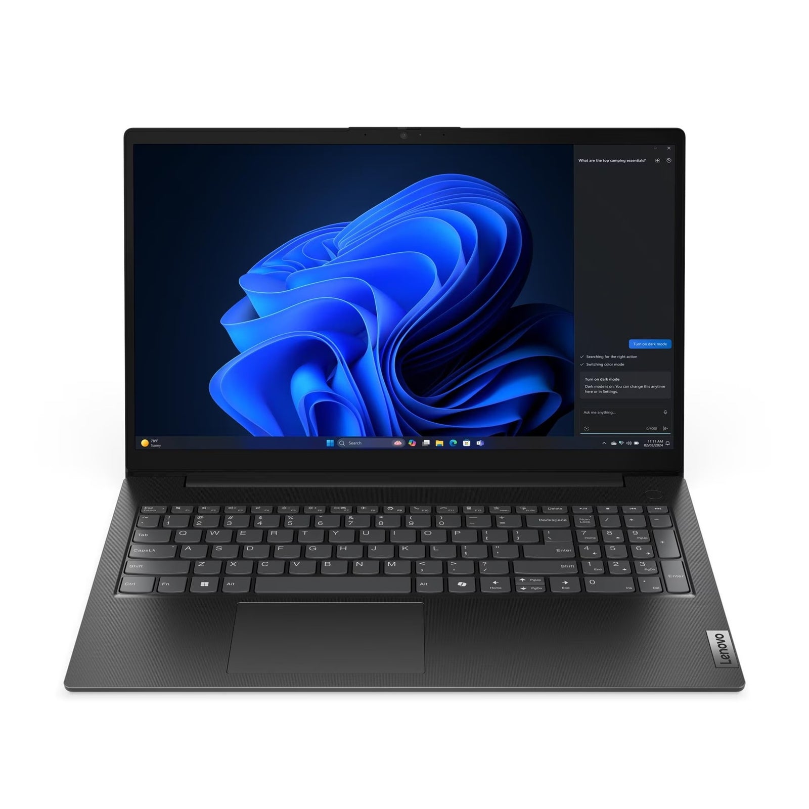 Lenovo V15 G5 83GW007EUK Laptop, 15.6 Inch Full HD 1080p Screen, Intel Core i5-13420H 13th Gen, 8GB RAM, 512GB SSD, Intel UHD Graphics, Windows 11 Home