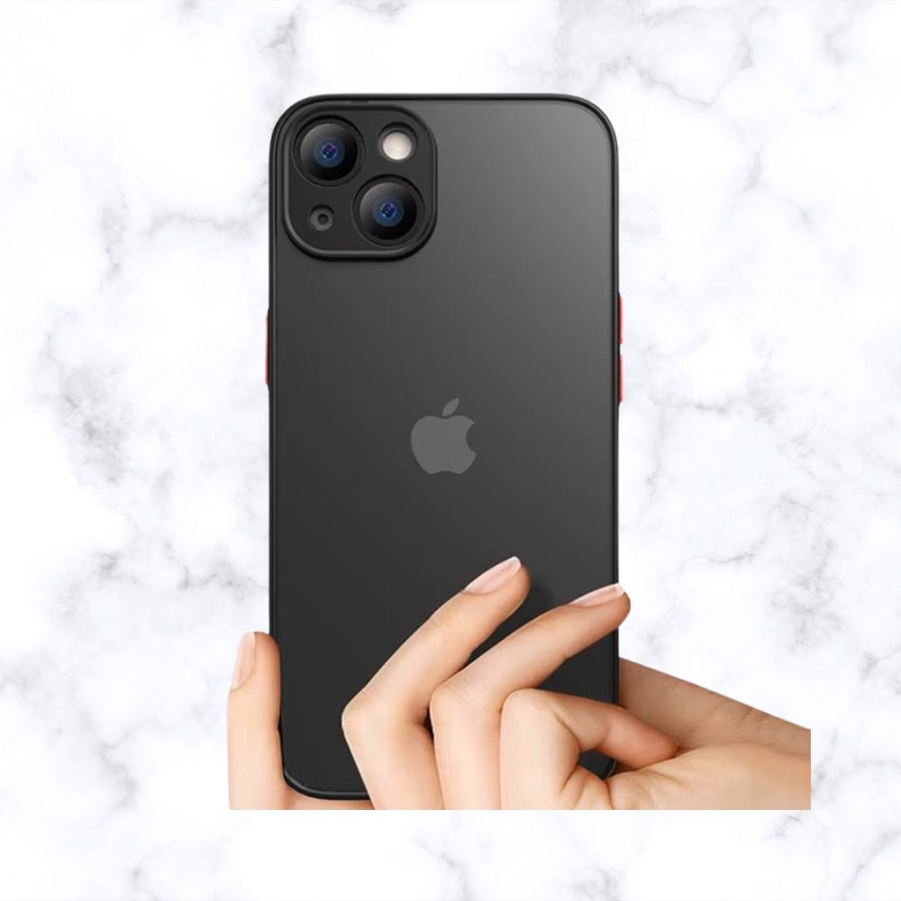 Matte Armor Case for iPhone 15 Series - Phone Case - Armor - Lazymart - Armor - black - ipone15 - Matte Armor Case for iPhone 15 Series