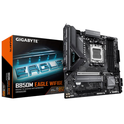 Gigabyte B850M Eagle WIFI6E Motherboard - AMD AM5 Socket Micro-ATX DDR5 Wi-Fi 6E