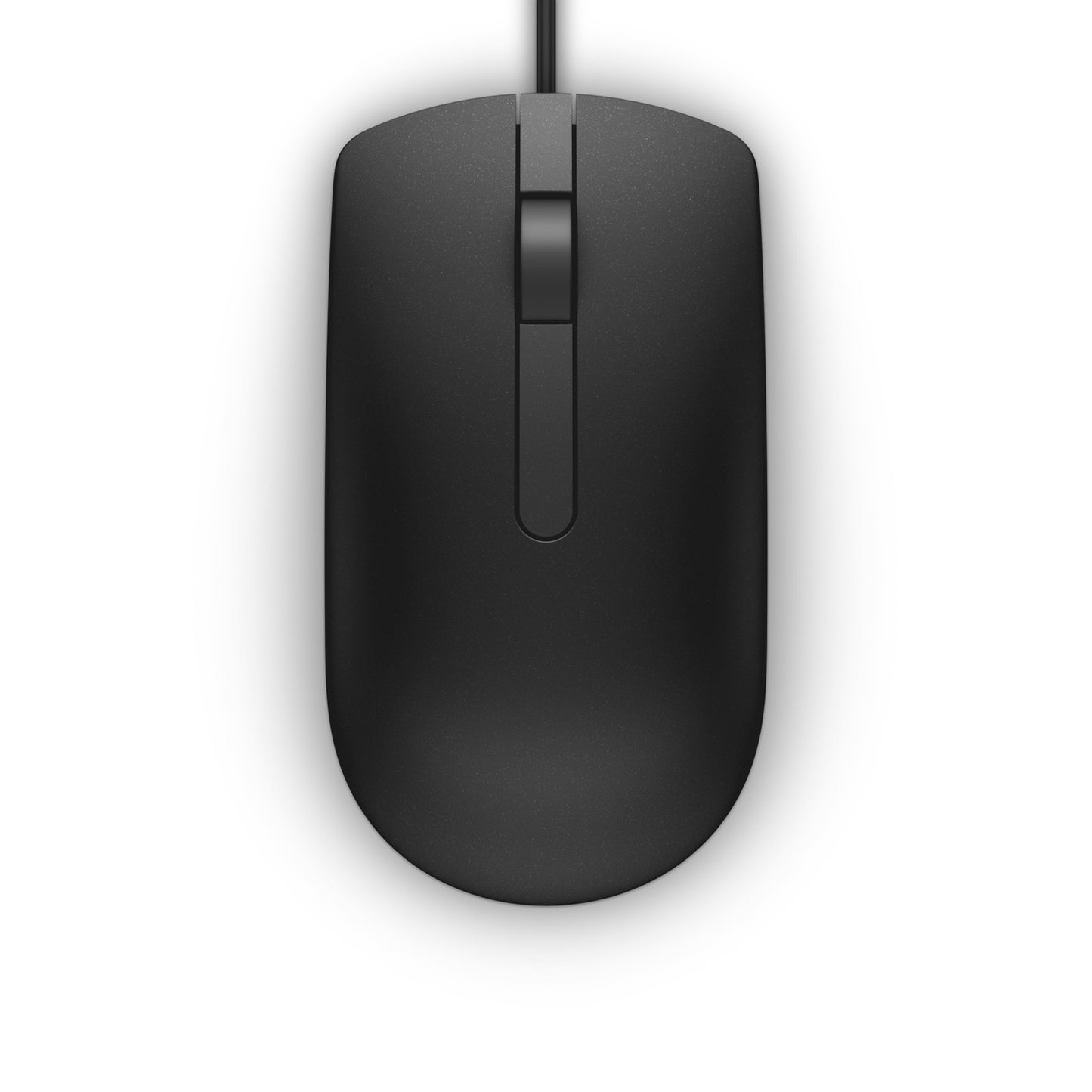 Dell MS116 Wired USB Mouse, 2-Buttons, 1000dpi and Optical Tracking, Ambidextrous Design for PC, Mac and Laptop, Black