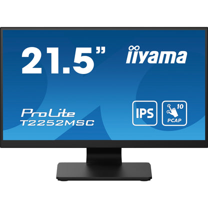 iiyama PROLITE T2252MSC-B2 21.5 Inch 10 Point Touchscreen IPS Monitor w/Speakers
