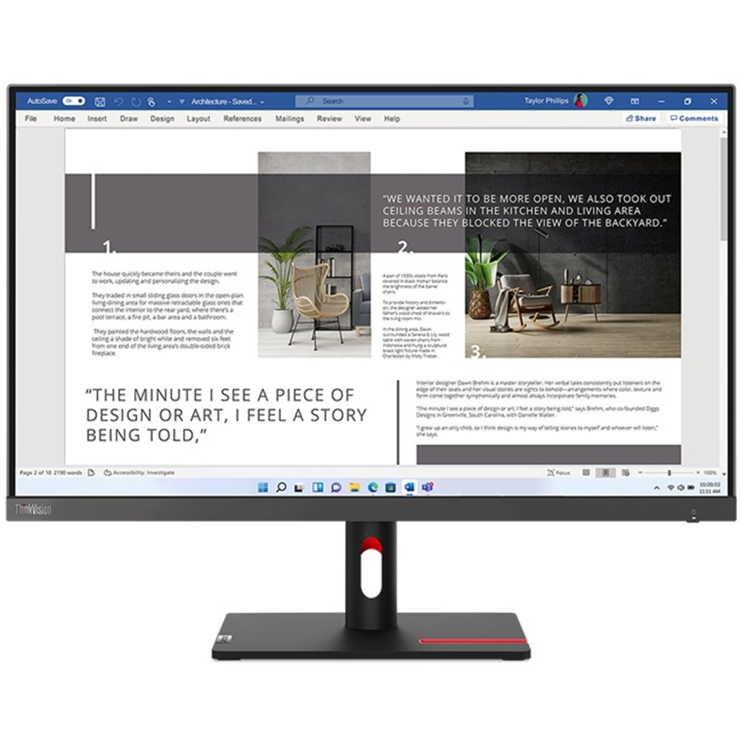 Lenovo ThinkVision S27i-30, 27 Inch, Full HD (1920 x 1080), 100Hz, 4ms, 16:9, IPS, WLED Monitor, HDMI, VGA, Tilt Adjustable, 3 Year Warranty