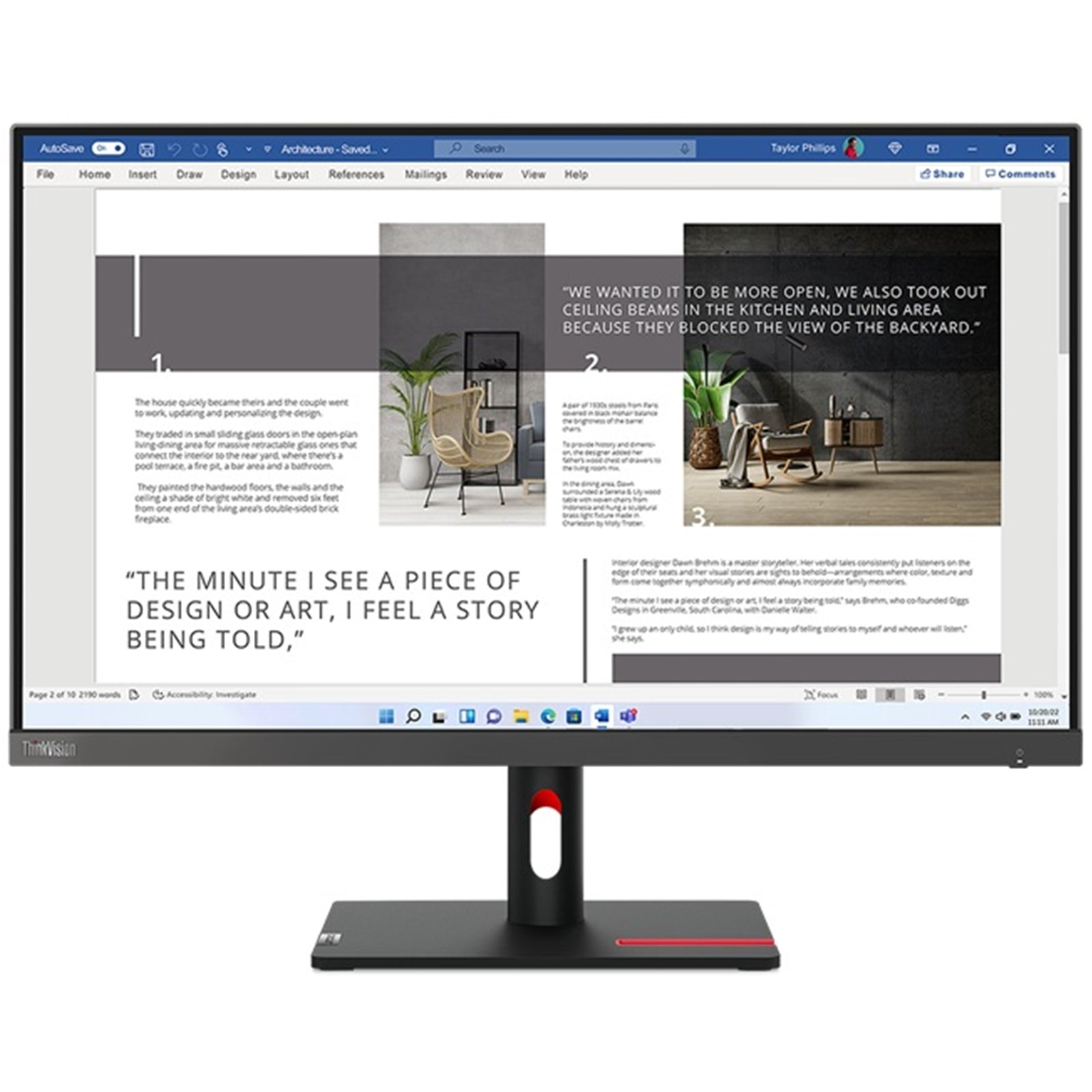Lenovo ThinkVision S27i-30, 27 Inch, Full HD (1920 x 1080), 100Hz, 4ms, 16:9, IPS, WLED Monitor, HDMI, VGA, Tilt Adjustable, 3 Year Warranty