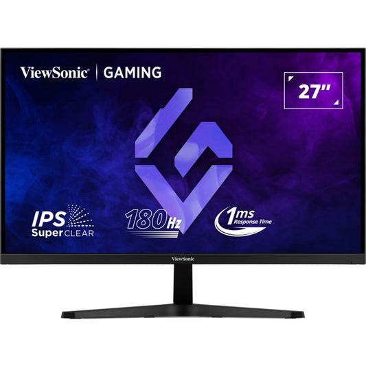 Viewsonic VX27G1-HD 27 Inch IPS Gaming Monitor, Full HD, 180Hz, G-sync, 2xHDMI, DisplayPort, 1ms, VESA