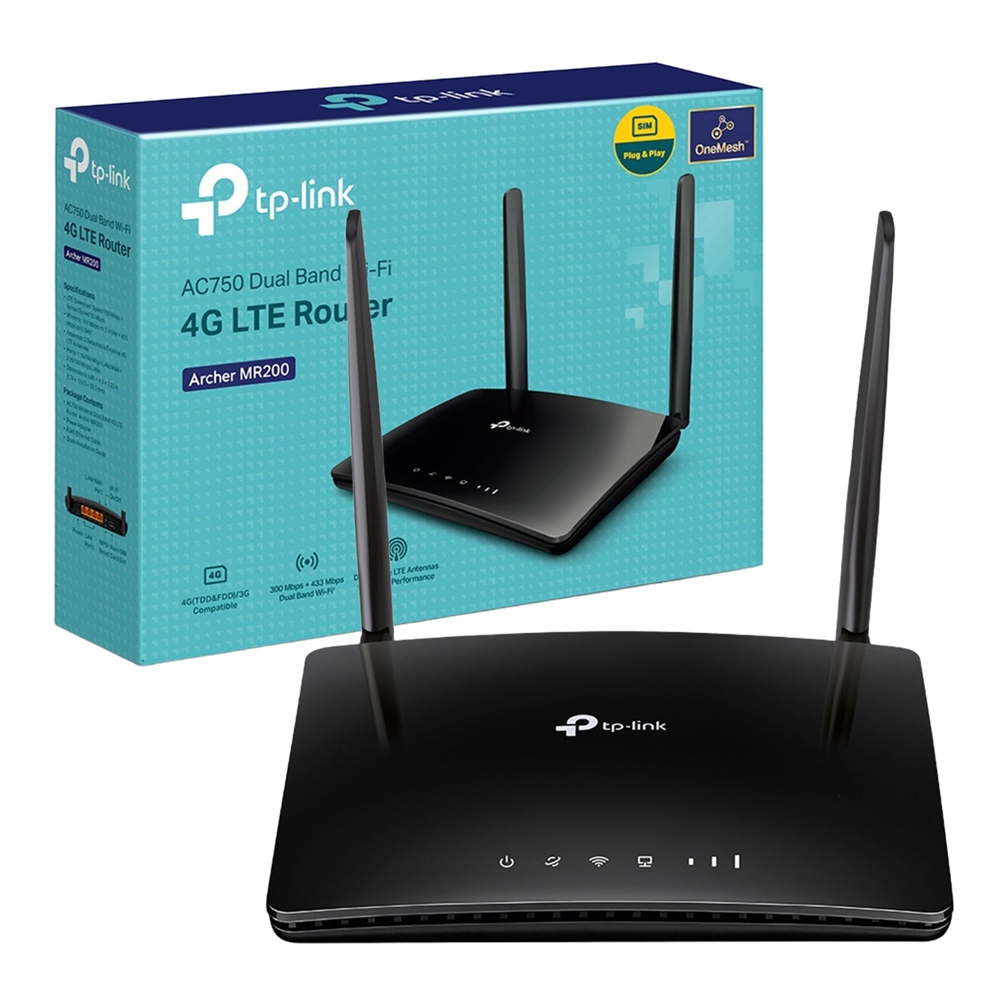 TP-Link Archer MR200 AC750 Wireless Dual Band 4G LTE Router