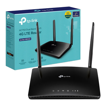 TP-Link Archer MR200 AC750 Wireless Dual Band 4G LTE Router
