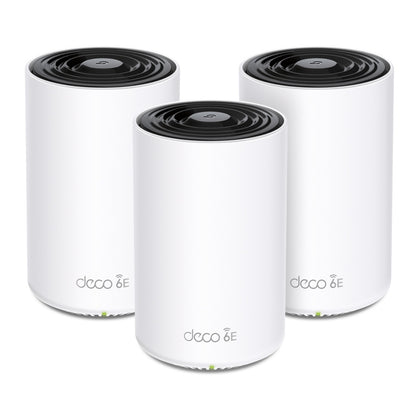 TP-Link Deco XE75(3-pack) AXE5400 Whole Home Mesh Wi-Fi 6E System(Tri-Band), 3 pack