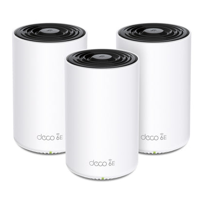 TP-Link Deco XE75 Pro(3-pack) AXE5400 Whole Home Mesh Wi-Fi 6E System(Tri-Band), 3 pack