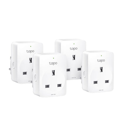 TP-Link Tapo P100(4-pack) Mini Smart Wi-Fi Socket, 4 pack