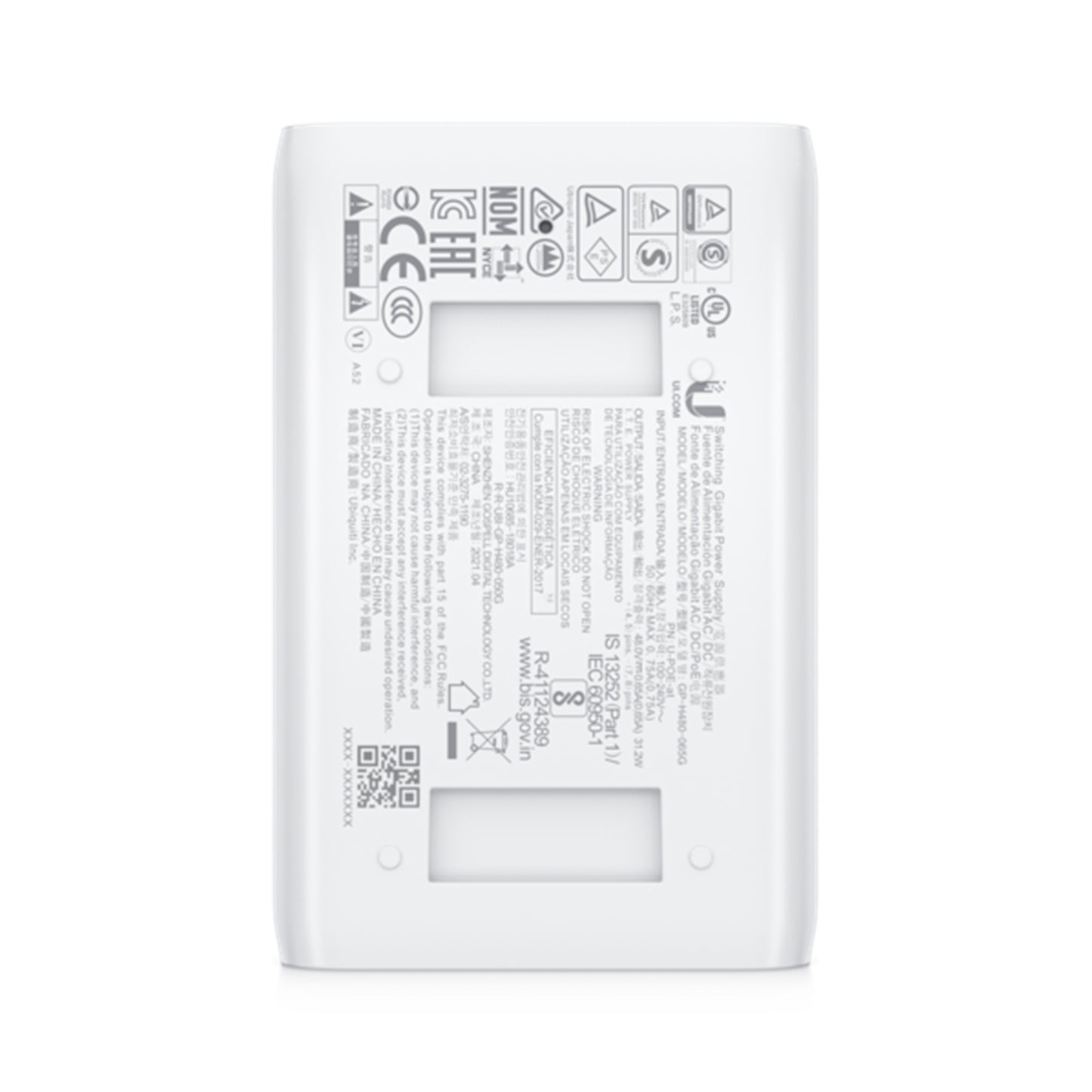 Ubiquiti U-POE+ Universal 802.3at 48V 30W Power POE+ Injector