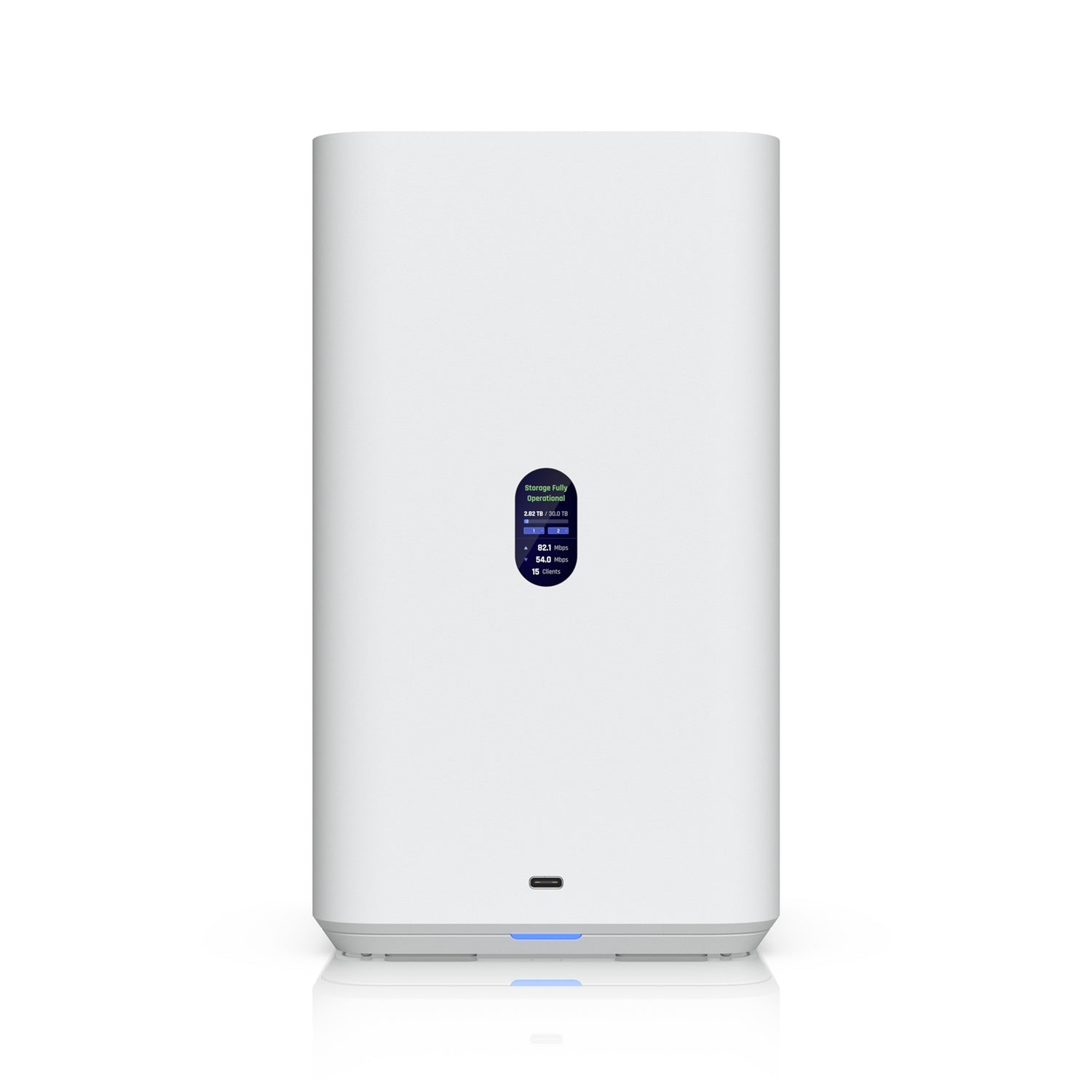 Ubiquiti UNAS-2-W UniFi NAS 2 Bay 2.5GbE RJ45 Network Attached Storage Device (White)