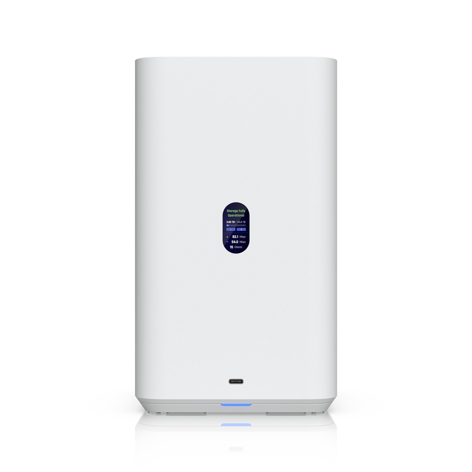 Ubiquiti UNAS-2-W UniFi NAS 2 Bay 2.5GbE RJ45 Network Attached Storage Device (White)