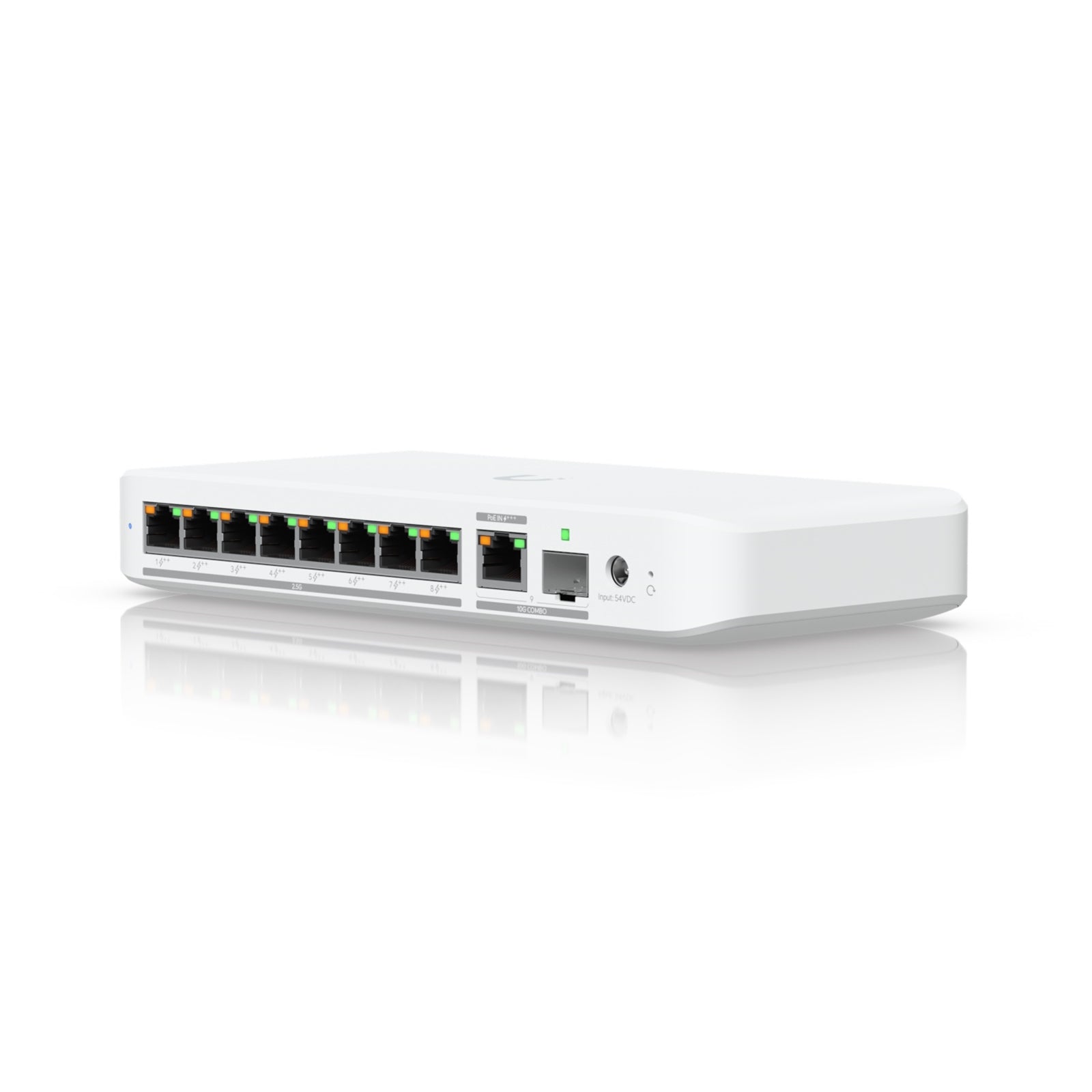 Ubiquiti USW-FLEX-2.5G-8-POE UniFi Flex 2.5G Ultra Compact 8 Port POE/USB-C Powered POE++ Managed Switch