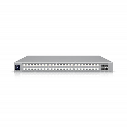 Ubiquiti (USW-Pro-XG-48) Professional-grade, 48-port Layer 3 Etherlighting switch with (32) 10 GbE, (16) 2.5 GbE, and (4) 25G SFP28 ports.