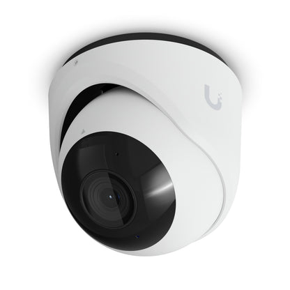 Ubiquiti UVC-G6-Turret-W All-weather, tamper-resistant 4K PoE camera with a 1/1.8 Inch 8MP image sensor, Multi-TOPS AI Engine, and 3-axis manual adjustment for flexible installation