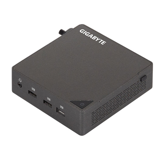 Gigabyte BRIX (GB-BRU5-225H) Barebone Kit, Intel Core Ultra 5 225H 14 Core CPU, 2 x DDR5 SO-DIMM Slots, 2 x M.2 2280 Slots, 1 x M.2 E Key 2230 Wi-Fi & BT slot (Wi-Fi 7 RTL8922AE)
