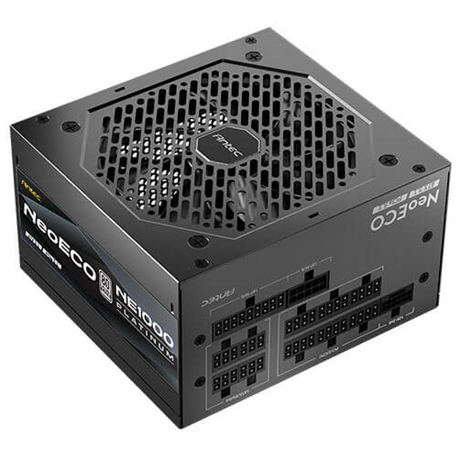 Antec NE1000 Platinum NeoEco 1000W Fully -Modular ATX 3.1 Power Supply, PCIe 5.1 Ready with 12V 2x6 Connector, 80 Plus Platinum Certified, 120mm FDB Silent Fan, 10-Year Warranty