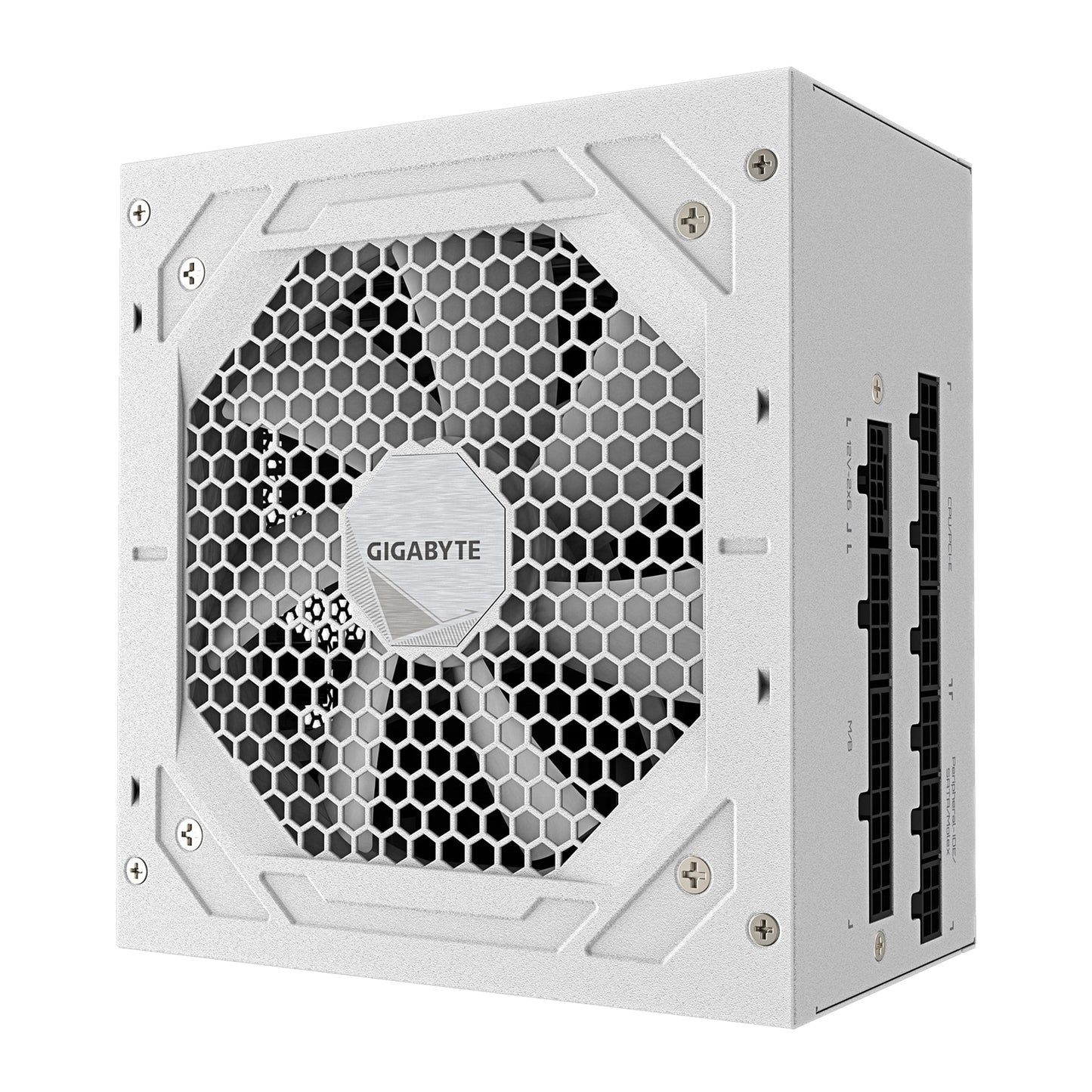 GIGABYTE GP-UD750GM 850W V2 ICE, 80 Plus Gold Certified Fully Modular Power Supply, PCIe Gen 5.1, 80 PLUS Gold, Fully Modular Design, 120mm Fan, ATX 3.1 compatible, UK Plug