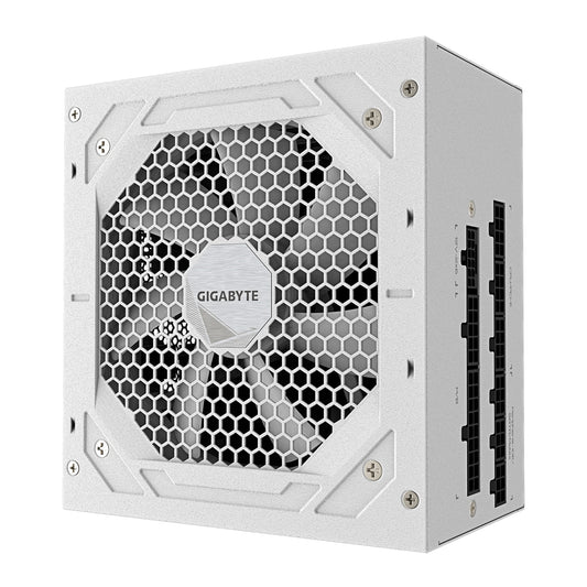 GIGABYTE GP-UD750GM 850W V2 ICE, 80 Plus Gold Certified Fully Modular Power Supply, PCIe Gen 5.1, 80 PLUS Gold, Fully Modular Design, 120mm Fan, ATX 3.1 compatible, UK Plug
