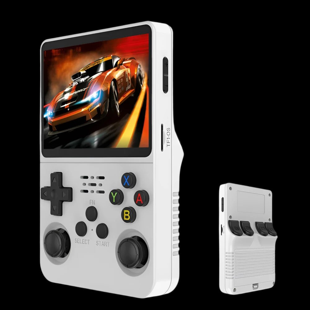 R36S Handheld Video Game Console with 15000 Retro Games Installed - Console - Lazymart - Lazymart - White 64GB - 49407994003803