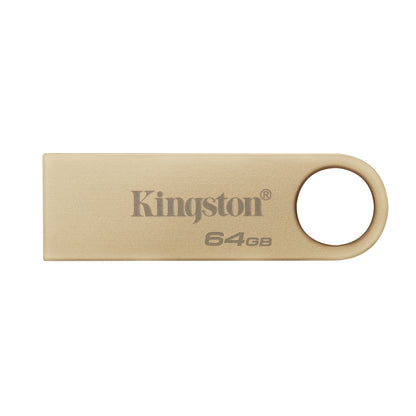 Kingston DataTraveler SE9 G3 64GB USB 3.2 USB Flash Drive, Gold