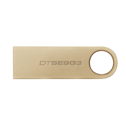 Kingston DataTraveler SE9 G3 64GB USB 3.2 USB Flash Drive, Gold