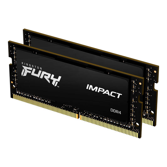 Kingston Fury Impact KF432S20IBK2/16 16GB DDR4 (2x8GB) 3200MHz SODIMM Memory