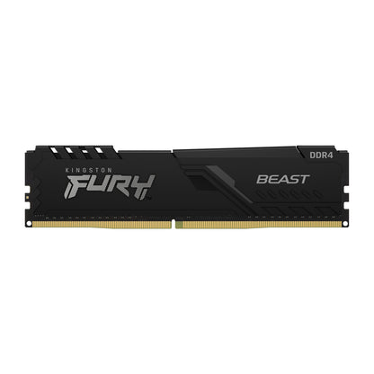 Kingston FURY Beast KF432C16BB/32 32GB (1x 32GB) DIMM System Memory, 3200MHz, DDR4, CL16, Black, Intel XMP